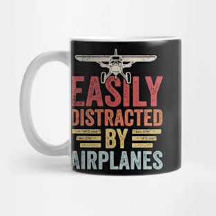 Easily Distracted by Airplanes Mug